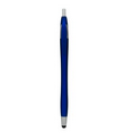 Stylus Click Pen - Blue - Pad Printed